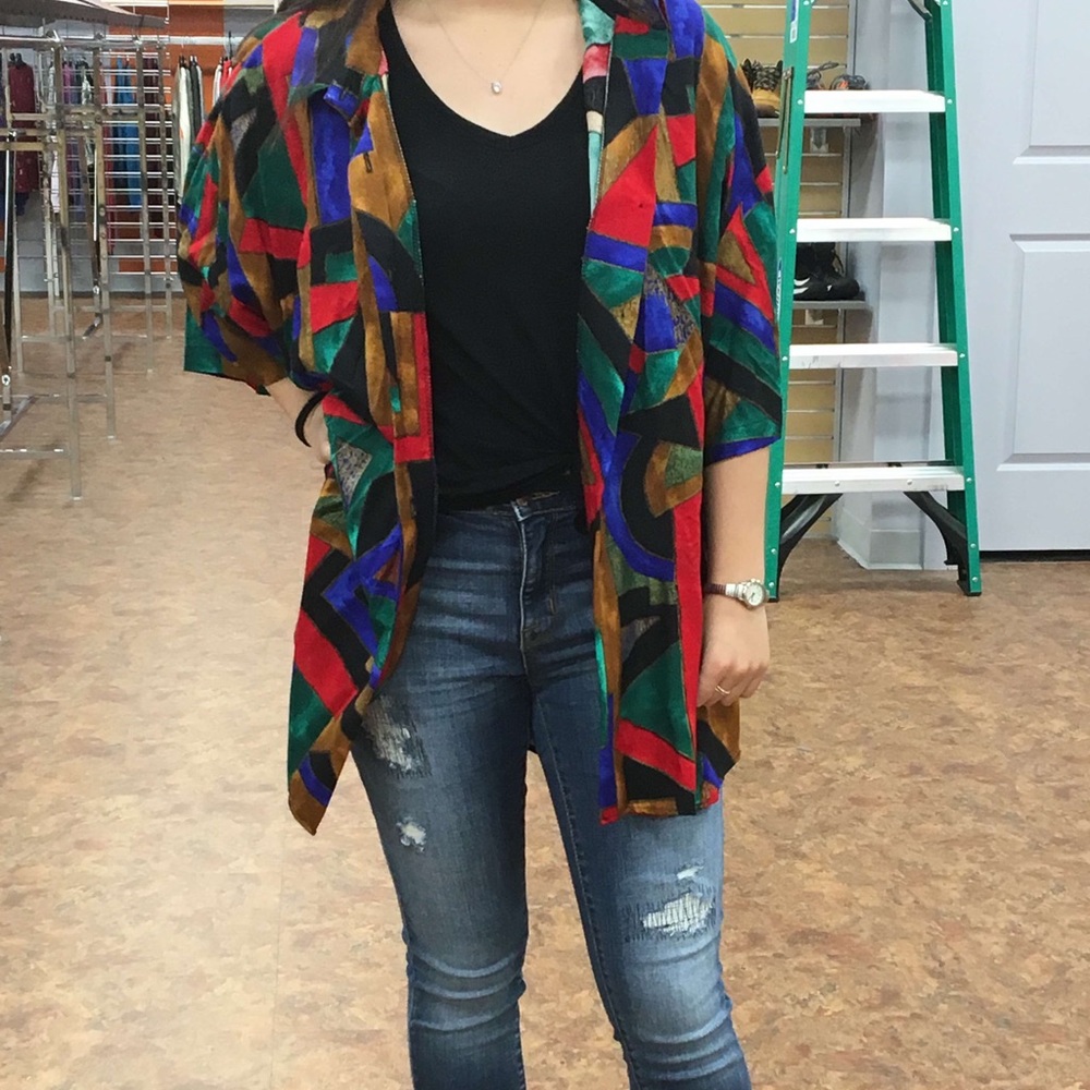 Funky Vintage Flowy top